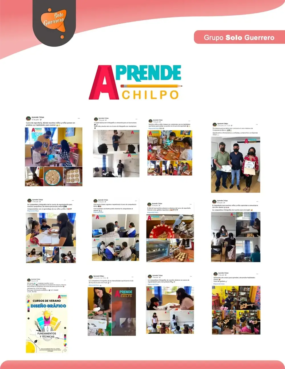Evidencias de cursos de Aprende Chilpo